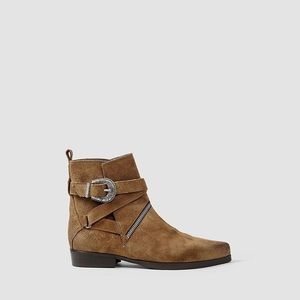 AllSaints Tejus Boots | Tan Suede